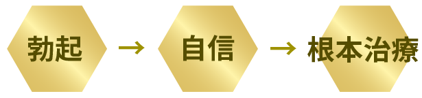 勃起 自信 根本治療